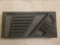 Halfords Advanced Imperial Combination Spanner tool storage Foam tray shadow
