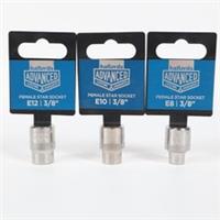 Halfords Advanced E8 , E10, E12 Female Torx Star Sockets 3/8" Drive - UK Seller!