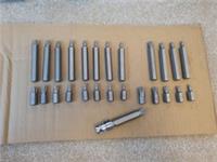 Halfords Advanced 3/8" drive security male torx star T20 to T55 Spline M5 to M12