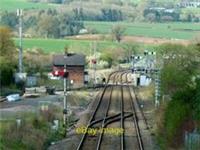 Photo 6x4 The railway at Craven Arms Halford Looking north from the footb c2016