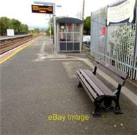 Photo 6x4 Memorial bench on Craven Arms station platform 2 Halford The be c2019