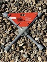 Halfords 4 arm wheel wrench 17mm 19mm 21mm& 23mm fits most vehicles