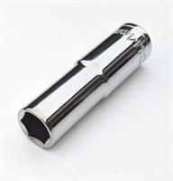 Halfords Advanced 14mm deep long reach 6 pt chrome socket 1/2" dr. drive tool