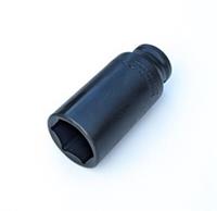 27mm Halfords Advanced deep long 6pt air impact socket 1/2" dr. drive Cr-Mo tool