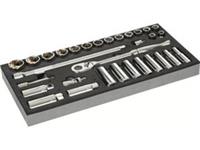 Halfords Advanced 31-Piece 3/8" Socket Set - Modular Tray | Lifetime Guarantee