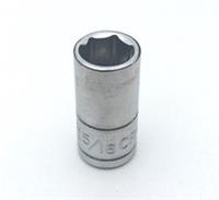 5/16" SAE Halfords Advanced 1/4" dr. drive shallow socket 6 pt imperial tool