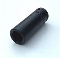 14mm Halfords Advanced deep long 6 pt air gun impact socket 3/8" dr. drive tool