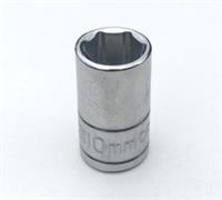 10mm Halfords Advanced shallow chrome socket 6 pt 1/4" drive dr. tool
