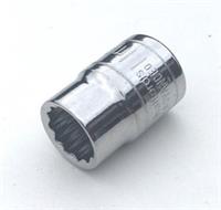 11mm Halfords Advanced 3/8" dr. drive shallow socket 12 pt point bi-hex tool
