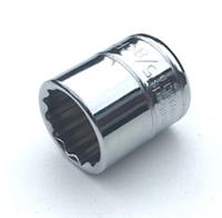 5/8" SAE Halfords Advanced 3/8" dr. drive shallow socket 12 pt point bi-hex