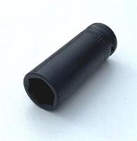16mm Halfords Advanced deep long 6 pt air gun impact socket 3/8" dr. drive tool