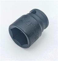 17mm Halfords Advanced 3/8" dr. air gun impact shallow socket 6 pt Cr-Mo tool