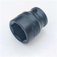 18mm Halfords Advanced 3/8" dr. air gun impact shallow socket 6 pt Cr-Mo tool