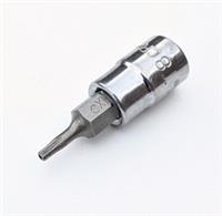 T8 Torx TX8 Halfords Advanced Professional 1/4" dr. drive socket tool TX8