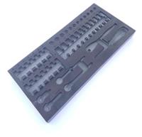 Halfords 1/4" dr. drive modular tool control EVA foam socket set tray organiser