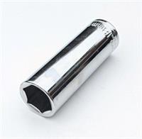Halfords Advanced 18mm deep long reach 6 pt chrome socket 1/2" dr. drive tool