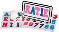 Halfords Essential Kids Bike Number Plate - Pink/Blue/Purple