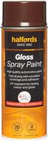 Halfords S4-020 Brown Gloss Car Spray Paint - 400Ml