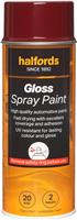 Halfords S4-030 Red Gloss Car Spray Paint - 400Ml