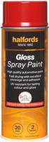 Halfords S4-130 Red Gloss Car Spray Paint - 400Ml