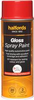 Halfords S4-160 Red Gloss Car Spray Paint - 400Ml