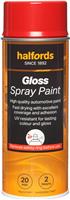 Halfords S4-230 Red Gloss Car Spray Paint - 400Ml