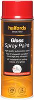 Halfords S4-190 Red Gloss Car Spray Paint - 400Ml