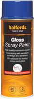 Halfords S3-250 Blue Gloss Car Spray Paint - 400Ml