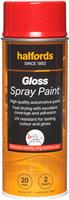 Halfords S4-210 Red Gloss Car Spray Paint - 400Ml