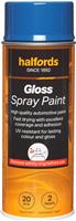 Halfords S3-330 Blue Gloss Car Spray Paint - 400Ml