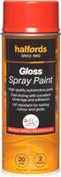 Halfords S4-360 Red Gloss Car Spray Paint - 400Ml