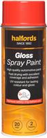 Halfords S4-340 Red Gloss Car Spray Paint - 400Ml