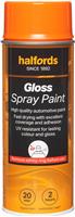 Halfords S5-020 Orange Gloss Car Spray Paint - 400Ml