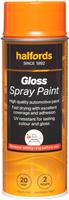 Halfords S5-030 Orange Gloss Car Spray Paint - 400Ml