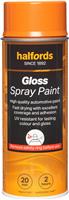 Halfords S5-050 Orange Gloss Car Spray Paint - 400Ml