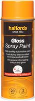 Halfords S5-070 Orange Gloss Car Spray Paint - 400Ml