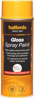 Halfords S5-070 Yellow Gloss Car Spray Paint - 400ml