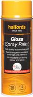 Halfords S5-090 Yellow Gloss Car Spray Paint - 400Ml