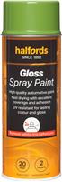 Halfords S7-060 Green Gloss Car Spray Paint - 400Ml