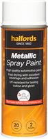Halfords S0-010 White Gloss Car Spray Paint - 400ml