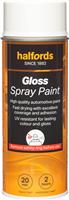 Halfords S0-080 White Gloss Car Spray Paint - 400ml