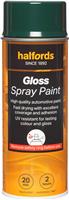 Halfords S7-090 Green Gloss Car Spray Paint - 400Ml