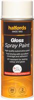 Halfords S0-330 White Gloss Car Spray Paint - 400Ml