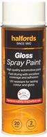 Halfords S0-280 White Gloss Car Spray Paint - 400Ml