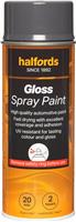 Halfords S1-090 Grey Gloss Car Spray Paint - 400Ml