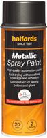 Halfords M1-470 Grey Metallic Car Spray Paint - 400Ml