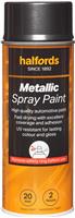 Halfords M1-420 Grey Metallic Car Spray Paint - 400Ml