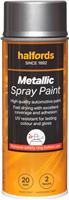 Halfords M1-100 Grey Metallic Car Spray Paint - 400Ml