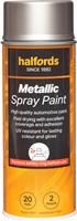 Halfords M0-310 Silver Metallic Car Spray Paint - 400Ml