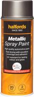 Halfords M1-040 Grey Metallic Car Spray Paint - 400Ml